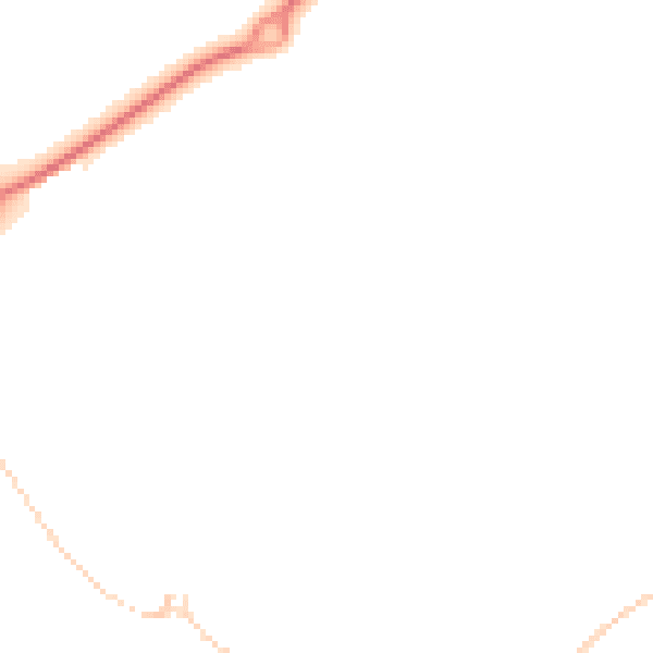 Night-time road noise heatmap for NN17 3GL