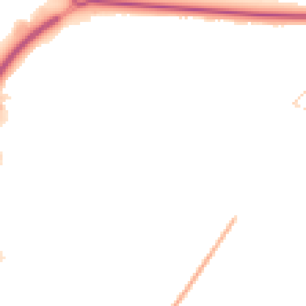 Night-time road noise heatmap for NN17 3HF