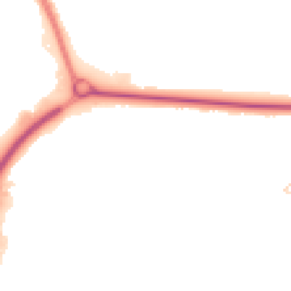 Night-time road noise heatmap for NN17 3HH