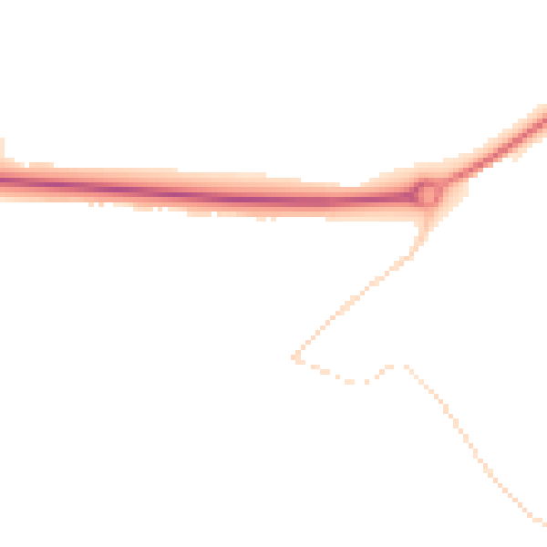 Night-time road noise heatmap for NN17 3HQ