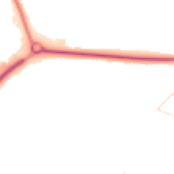 Night-time road noise heatmap for NN17 3HW