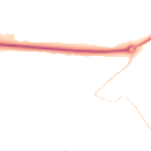 Night-time road noise heatmap for NN17 3HZ