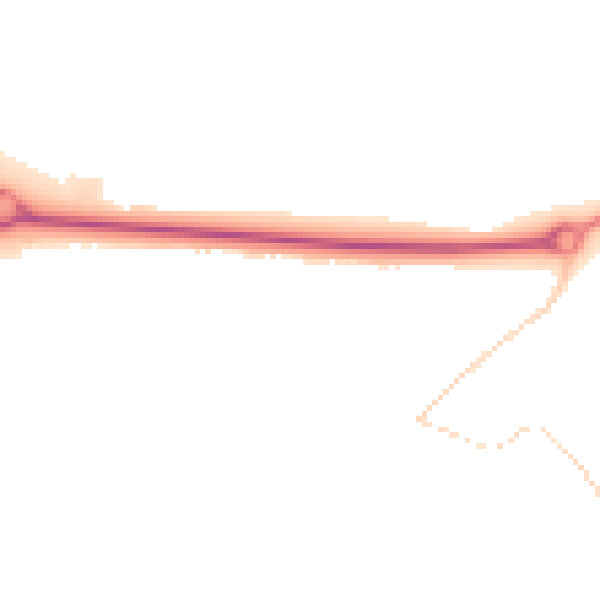 Night-time road noise heatmap for NN17 3LR