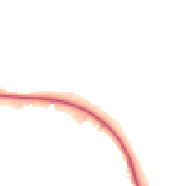 Night-time road noise heatmap for NN17 4BA