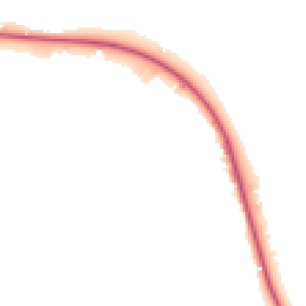Night-time road noise heatmap for NN17 4JW