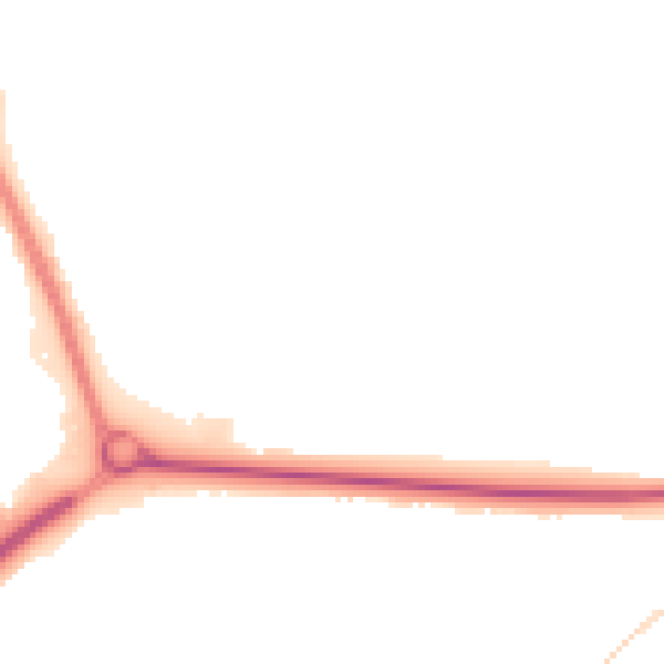 Night-time road noise heatmap for NN17 5BS