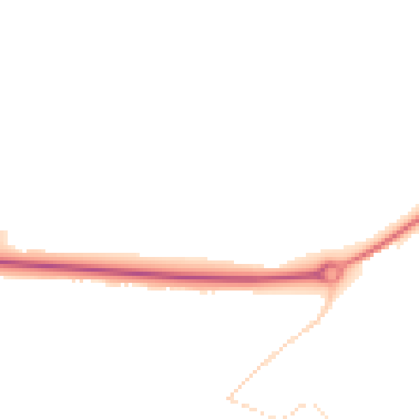 Night-time road noise heatmap for NN17 5GB