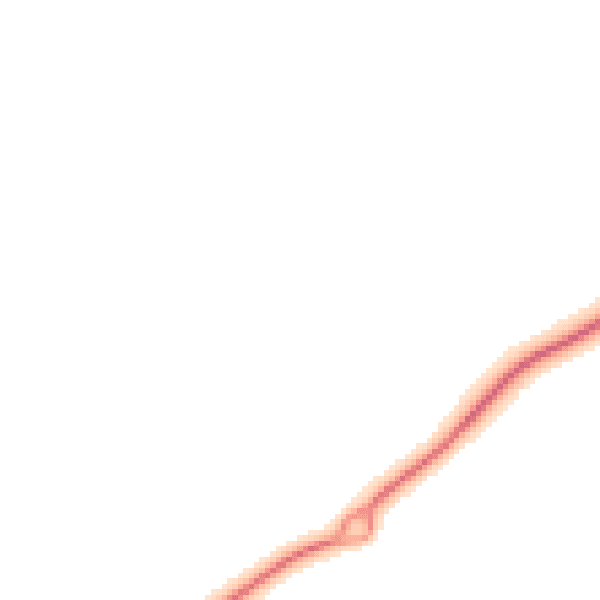Night-time road noise heatmap for NN17 5HG