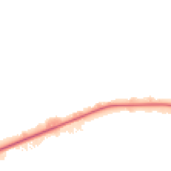 Night-time road noise heatmap for NN17 5WA