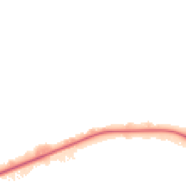 Night-time road noise heatmap for NN17 5XH