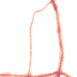 Night-time road noise heatmap for NN2 6BS