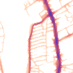 Daytime road noise heatmap for NN2 6DW