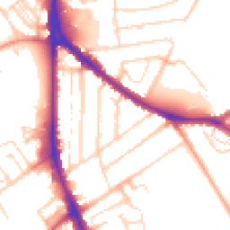 Daytime road noise heatmap for NN2 6PH