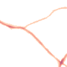 Night-time road noise heatmap for NN2 7BX