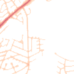 Daytime road noise heatmap for NN2 7RQ