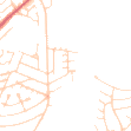 Daytime road noise heatmap for NN2 7SG