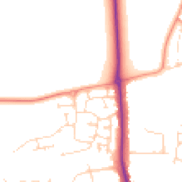 Daytime road noise heatmap for NN2 8FA