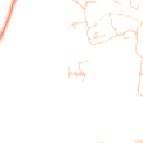 Daytime road noise heatmap for NN5 4AW