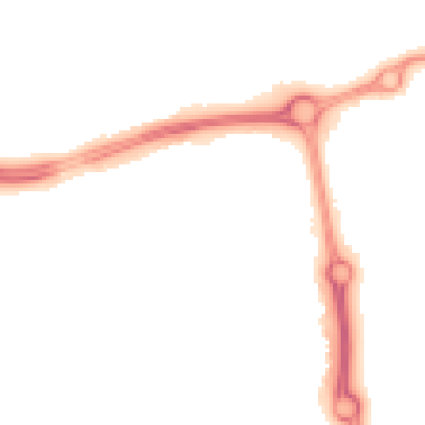 Night-time road noise heatmap for NN5 4DE