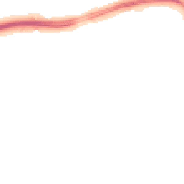 Night-time road noise heatmap for NN5 4DQ