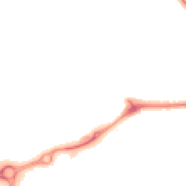 Night-time road noise heatmap for NN5 5AR