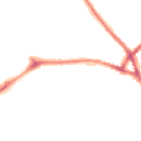Night-time road noise heatmap for NN5 5FD