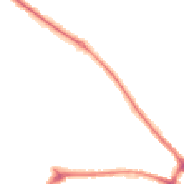 Night-time road noise heatmap for NN5 7AJ