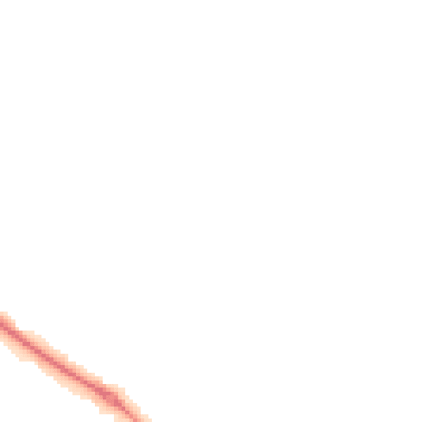 Night-time road noise heatmap for NN5 7AS