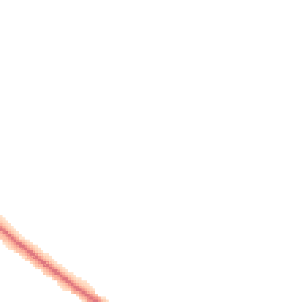 Night-time road noise heatmap for NN5 7JE