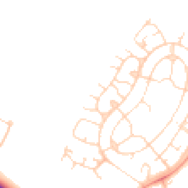 Daytime road noise heatmap for NN5 7PG
