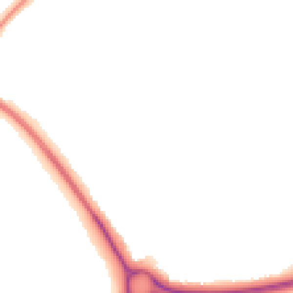 Night-time road noise heatmap for NN8 2EG