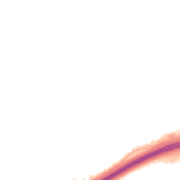 Night-time road noise heatmap for NN8 2LE