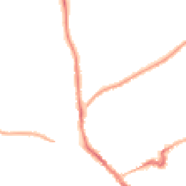 Night-time road noise heatmap for NN8 4QY