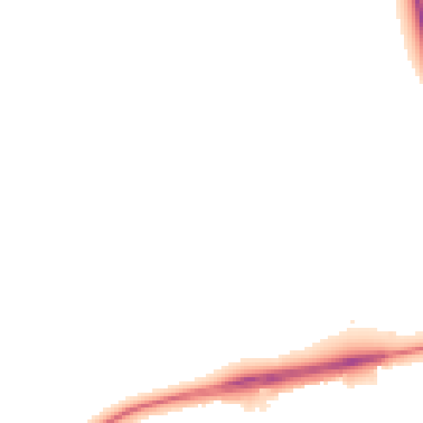 Night-time road noise heatmap for NN8 6BY