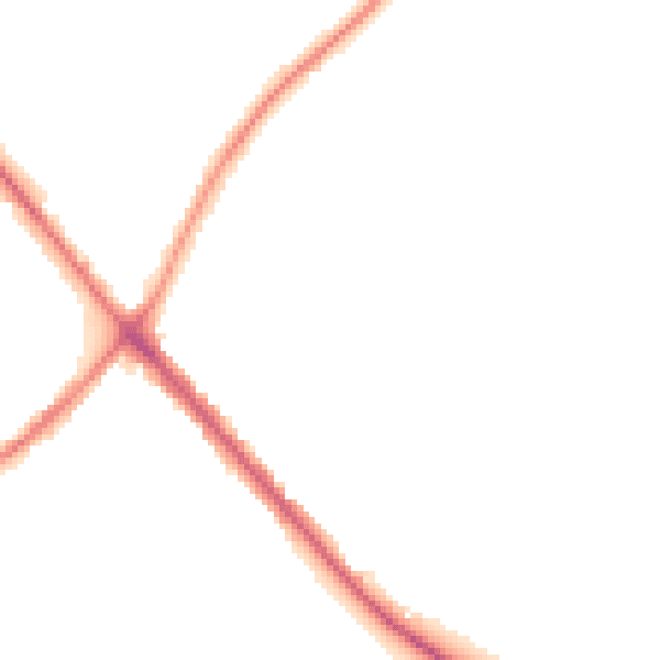 Night-time road noise heatmap for NN9 5ES