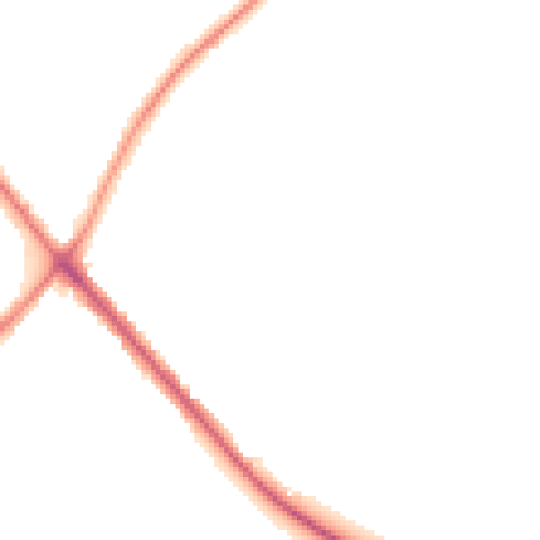 Night-time road noise heatmap for NN9 5EY