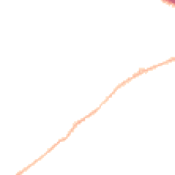 Night-time road noise heatmap for NN9 5FE