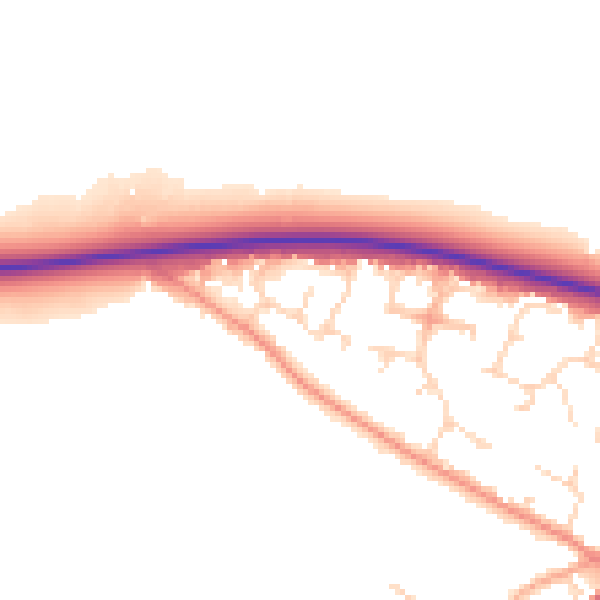 Daytime road noise heatmap for NN9 5GS