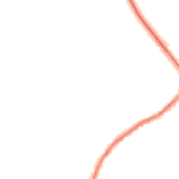 Night-time road noise heatmap for NN9 5JH