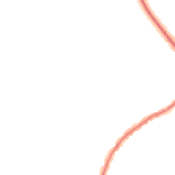 Night-time road noise heatmap for NN9 5JJ