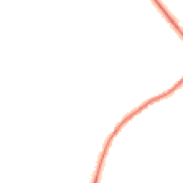 Night-time road noise heatmap for NN9 5NA