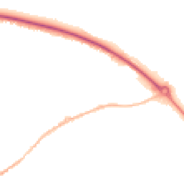 Night-time road noise heatmap for NN9 5QA