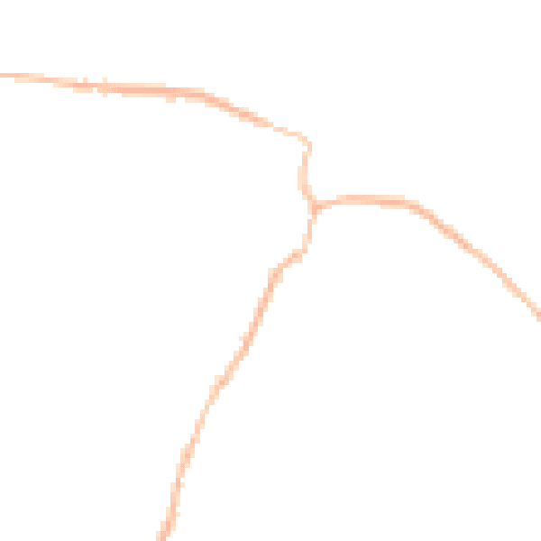 Night-time road noise heatmap for NN9 6HA