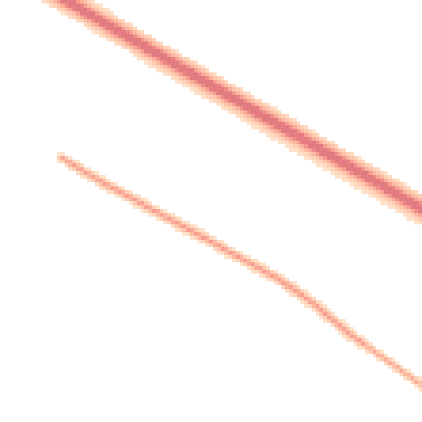 Night-time road noise heatmap for NR10 3AL