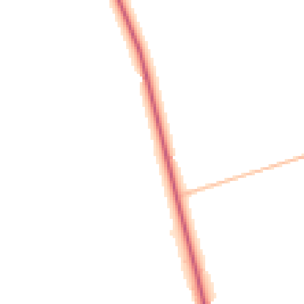 Night-time road noise heatmap for NR10 3AU
