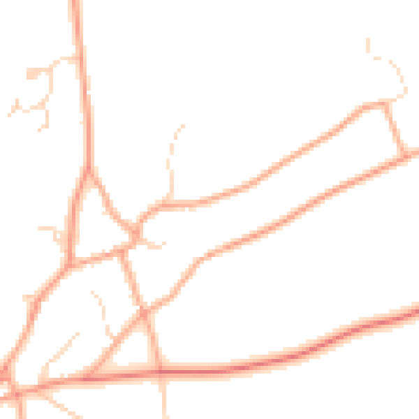 Daytime road noise heatmap for NR10 3BY
