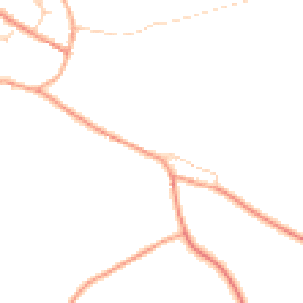 Daytime road noise heatmap for NR10 4NS