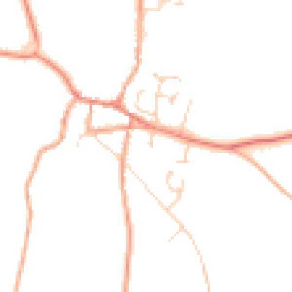 Daytime road noise heatmap for NR10 4TB