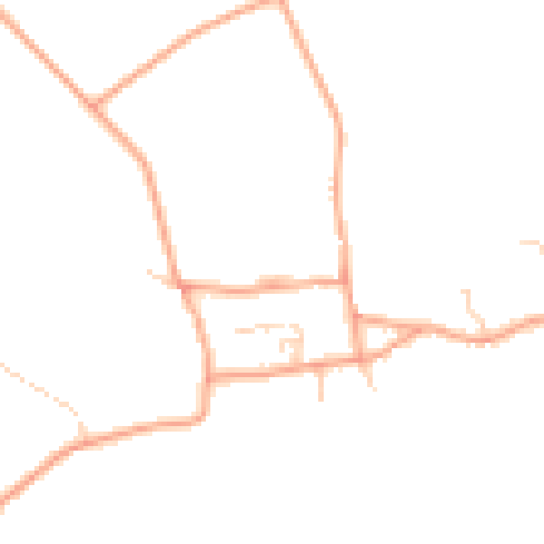 Daytime road noise heatmap for NR10 5FA