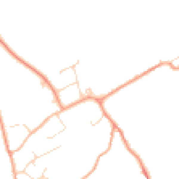 Daytime road noise heatmap for NR10 5GA